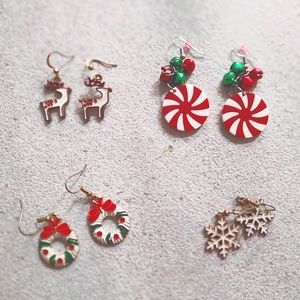 Christmas earrings